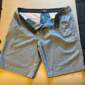 Vans hybrid shorts, size 32, light blue